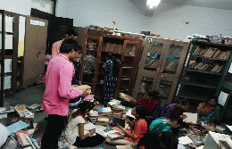 Swachata Abhiyan in Library