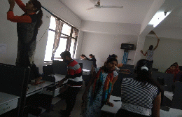 Swachata Abhiyan in Library